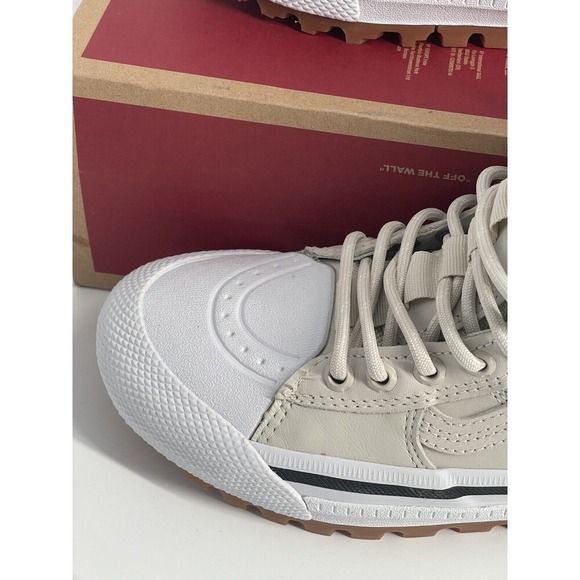 New Vans Sk8 Hi Top Sneakers Checker Goretex Mte 2 Platform White Black Women 5 - Picture 2 of 12